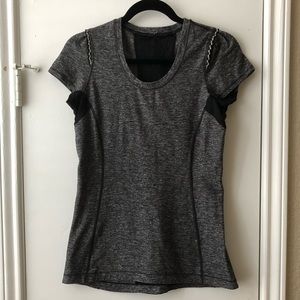 Lululemon Grey/black shirt